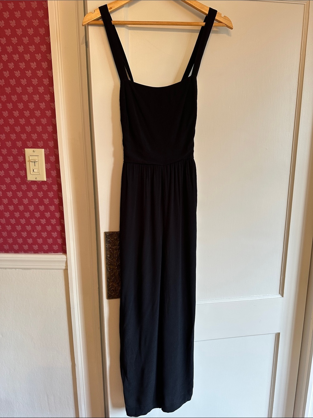 Madewell Smocked Crop Jumpsuit
